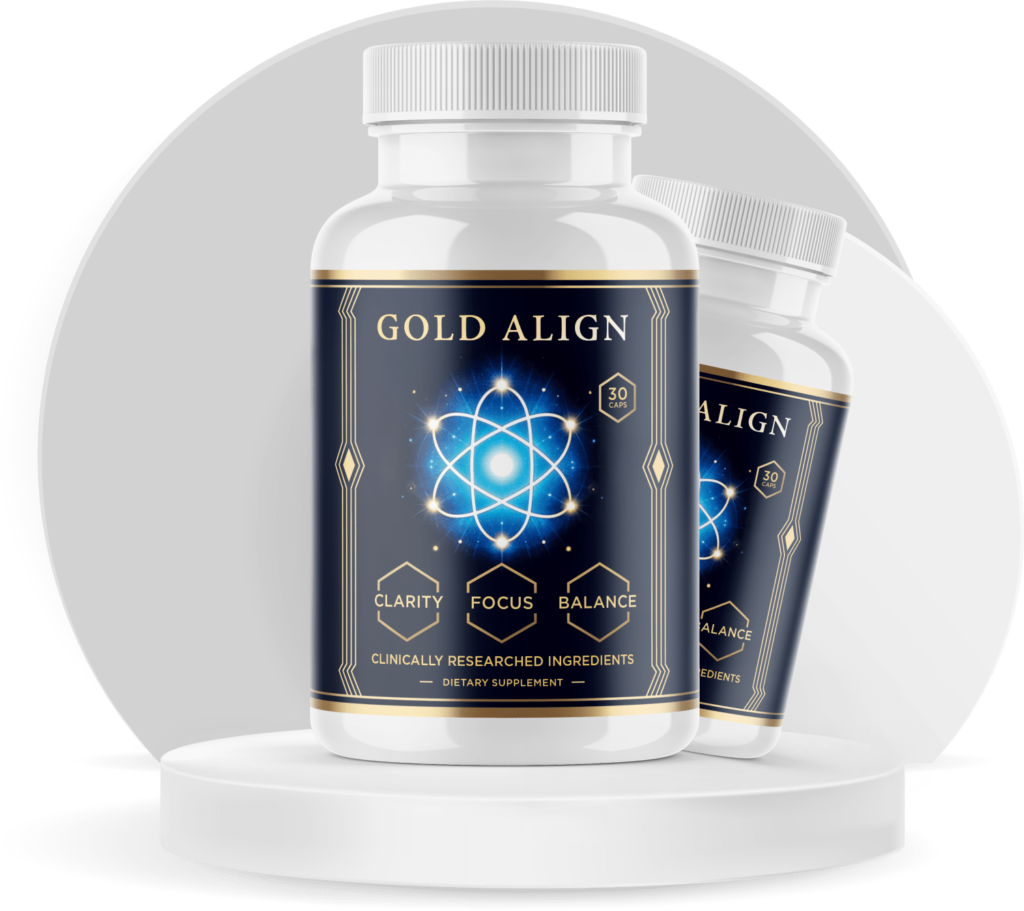 Gold Align product bottles and box
